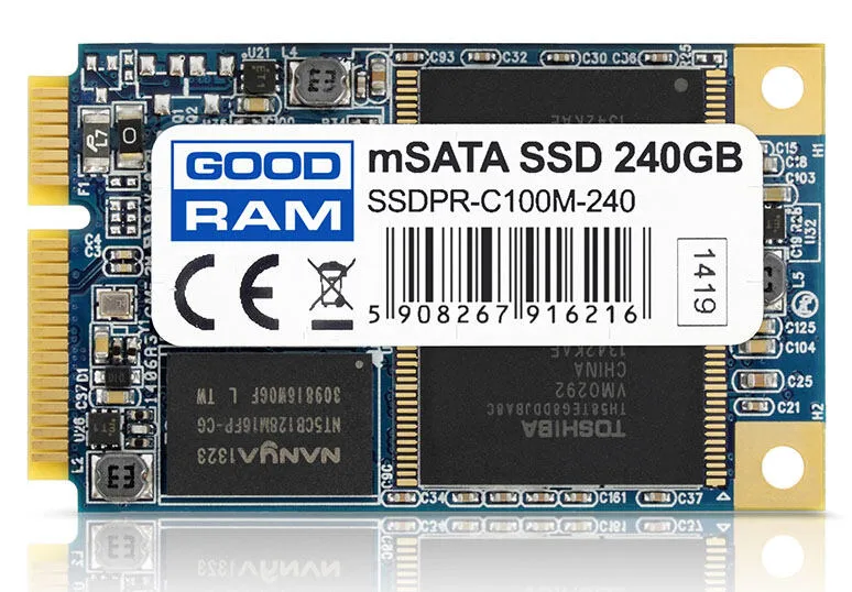 Goodram C100m 240 GB mSATA SATA MLC SSD mSATA SSD