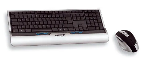 CHERRY eVolution MARLIN Wireless Laser MultiMedia Desktop Fare dahil RF kablosuz Klavye