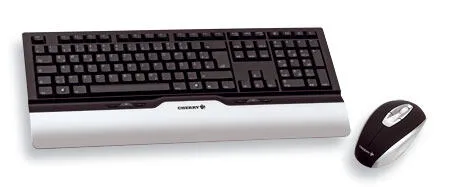 CHERRY eVolution Control Wireless MultiMedia Desktop Fare dahil RF kablosuz Klavye