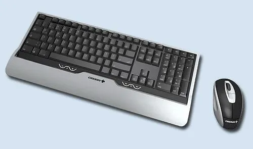 CHERRY STINGRAY Wireless MultiMedia Desktop Fare dahil RF kablosuz Klavye