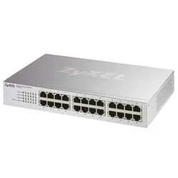 Zyxel ES-124P Yönetilmeyen Gümüş Switch