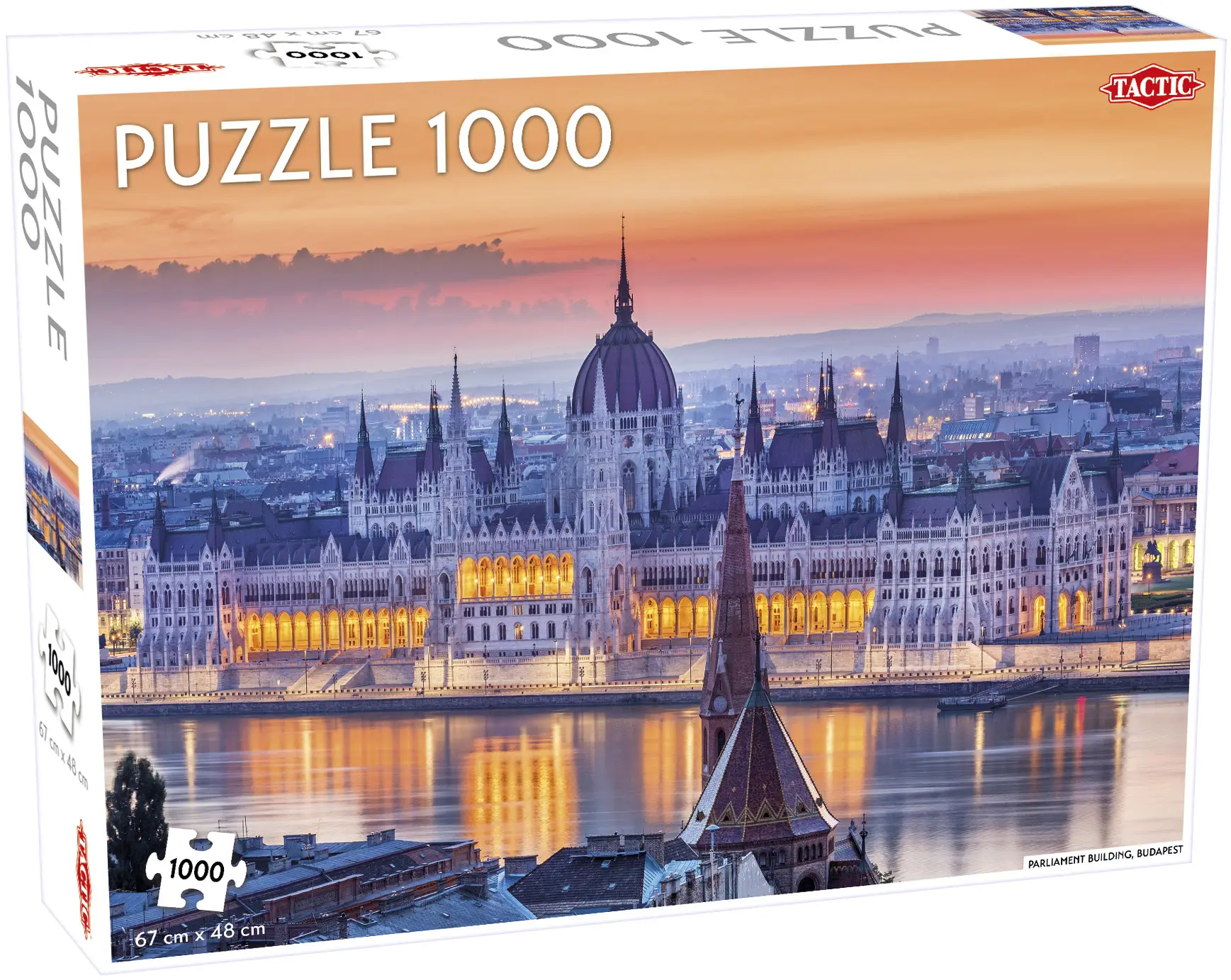 Tactic Budapest Castle Hill 1000 Parça 55233 Puzzle